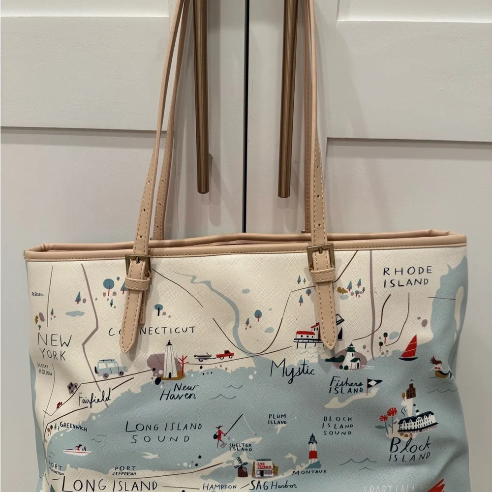 Spartina Cape Cod and Islands Tote Bag. If used, it was only once. Like new. - Picture 3 of 8